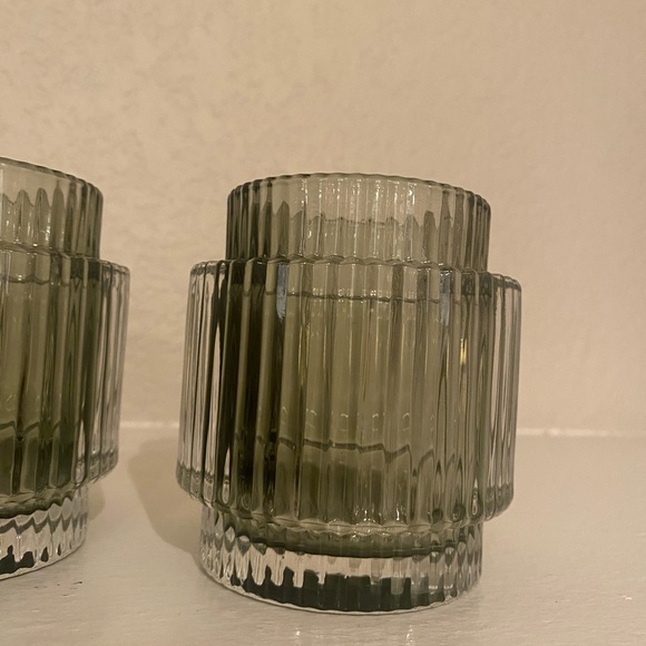 3 Candle Glass Holders - Picture 5 of 7